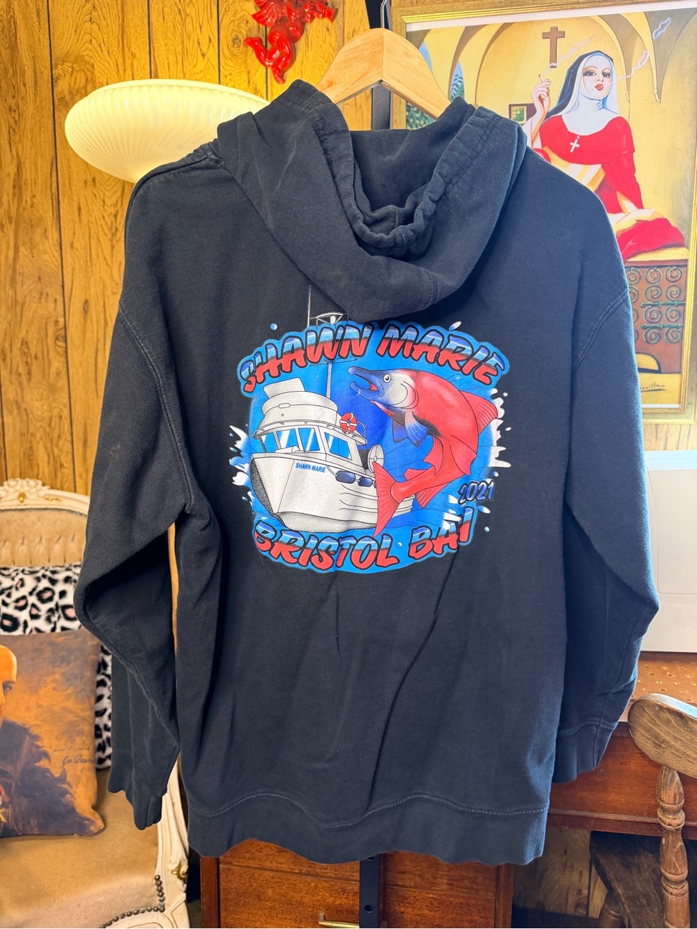 Fishing Boat Crew Shawn Marie Bristol Bay Alaska Heavy Duty Hoodie